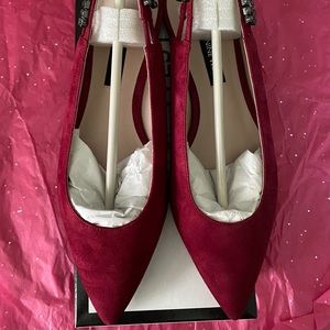 Nine West Suede Slingback flats